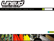 Tablet Screenshot of lineupwebstore.com